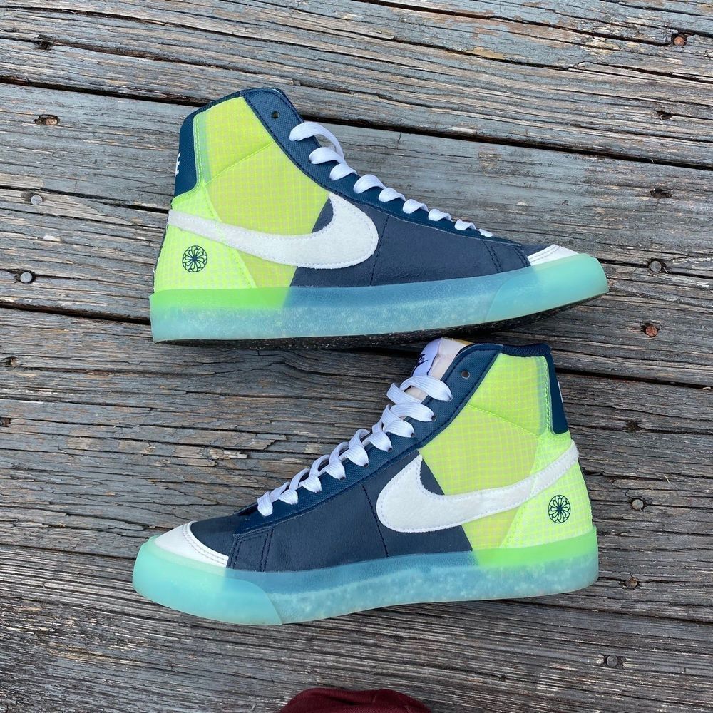 NIKE BLAZER MID 77S MOVE TO ZERO IN ARMORY NAVY - Women Urban Shoes - SIZE 7.5 - Picture 7 of 12